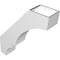 Ekena Millwork 5 1/2-in. W x 20-in. D x 24-in. H Balboa Architectural Grade PVC Knee Brace BRCP055X20X24BOA - alternate 3